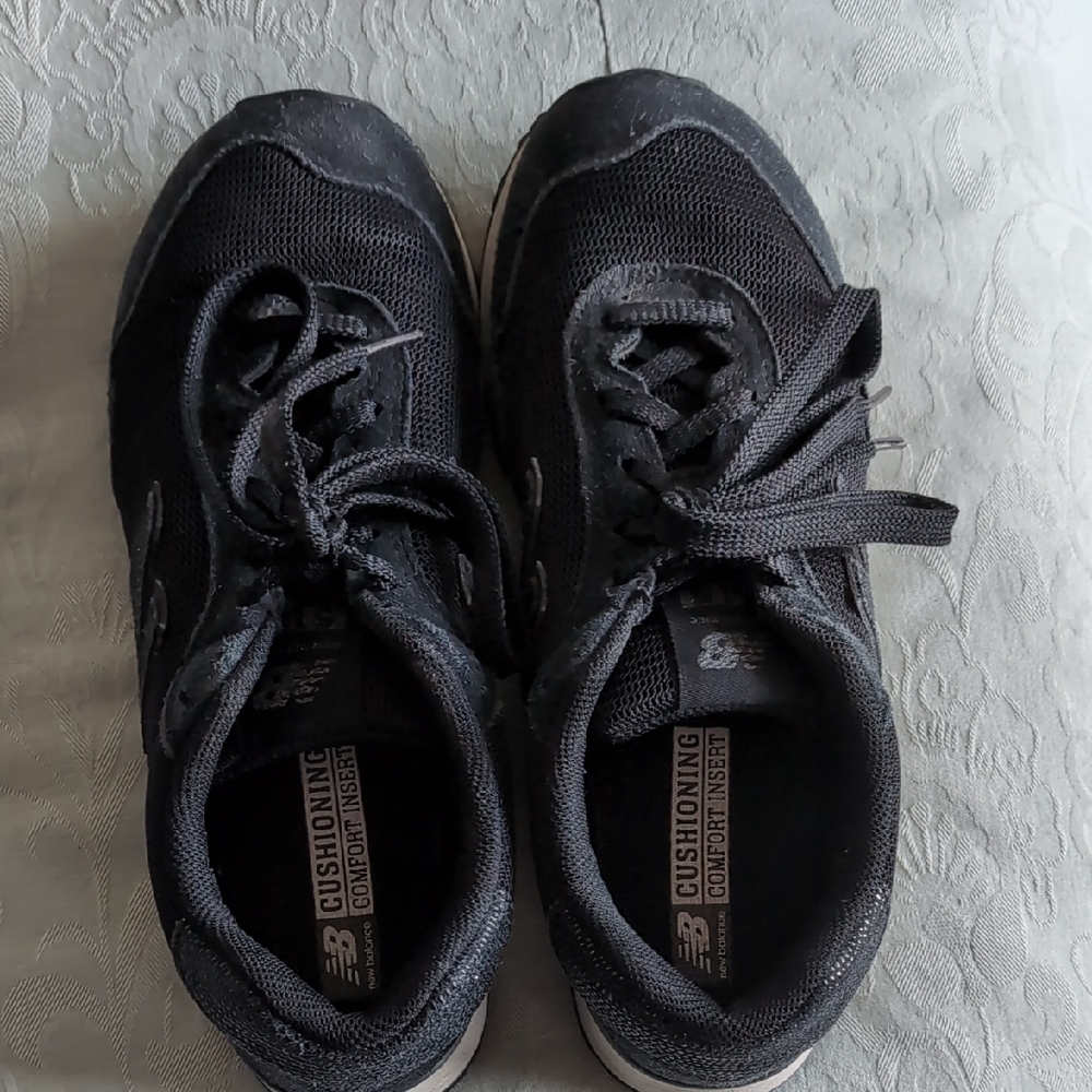New Balance Charcoal Lace-Up Sneakers